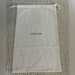 FEAR OF GOD Dust Bag Gift Bag Pre Owned
